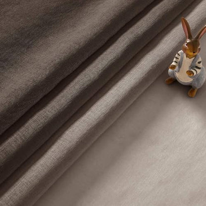 DWCN Brown Ombre Sheer Curtains 63 Inches Long for Living Room 2 Panels Set - color: Chocolate Brown, size: 42"W x 63"L (Pack of 2)