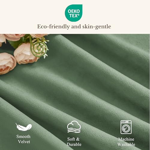 StangH Sage Green Valance for Windows 52x18 Inch, 1 Panel - color: Sage Green, size: 52"W x 18"L (Pack of 1)