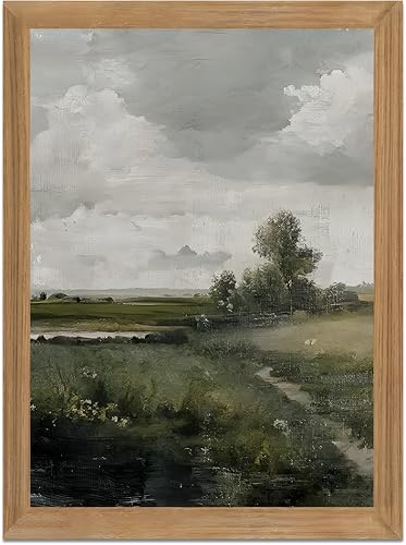 smvexyl Framed Landscape Wall Art, Neutral Nature Canvas Print, 16x24 - color: fengjingshu, size: 24"L x 16"W