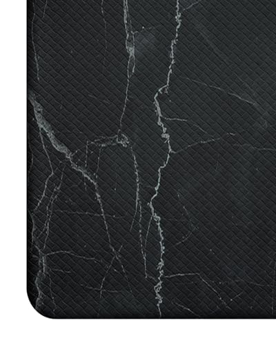 DEXI Kitchen Floor Mats Cushioned Anti Fatigue, 23x86 Black Marble - color: Black Marble, size: 86"L x 23"W x 0.4"Th