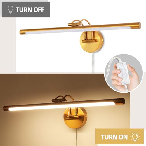 MantoLite 24'' Picture Lights for Wall,Vanity Lights for Bathroom - size: 24inch no-dimmable