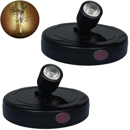 Mini Rechargeable LED Spotlight, spot Lights Indoor,Plant Light - color: Black
