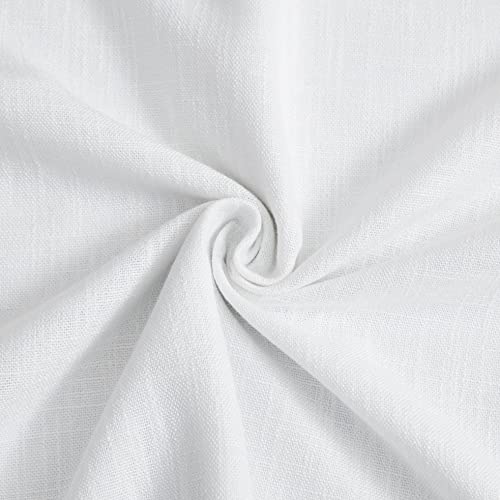 Vision Home White Pinch Pleated Full Blackout Curtains Thermal Insulated Window Curtains 63 inch for Living Room Bedroom Room Darkening Pinch Pleat Drapes with Hooks Back Tab 2 Panel 40" Wx63 L - color: White, size: 40"W x 63"L (Pack of 2)