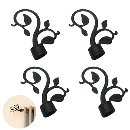 4PCS Curtain Rod Finials for 0.87inch Diameter Rods