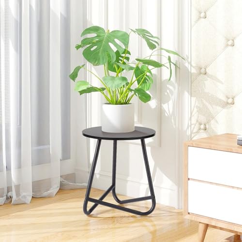 Plant Stand Indoor,Small Plant Table,Metal Display Rack,Black,14In - color: Black, size: 14 In