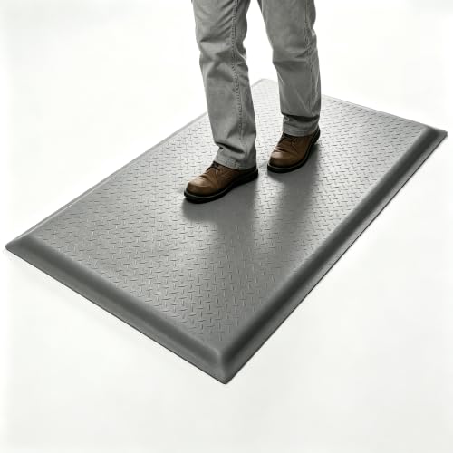 3 x 5 FT Anti Fatigue Mats 15/16 Inch Thick Sponge Ergonomic Mat - size: 59.9"L x 36.2"W x 0.9"Th