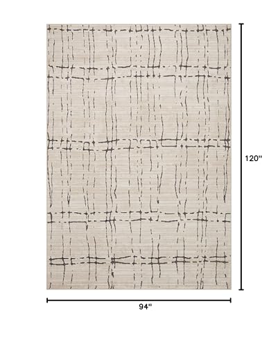 Loloi Darby Sand/Dk. Grey 7'-10" x 10' Area Rug - color: Sand / Dk. Grey, size: 7'10" x 10' (Rectangular)