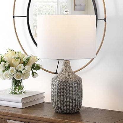 SAFAVIEH Secia Table Lamp, 25" Grey TBL4389A