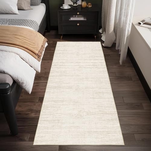 Hallway Runner Rug 3x6 - Washable Kitchen Rugs Non Slip，Stain Resistant Entryway Rug Runner Abstract Soft Runners for Hallways，Dining Living Room Bedroom - color: Beige, size: 3' x 6' (Runner)