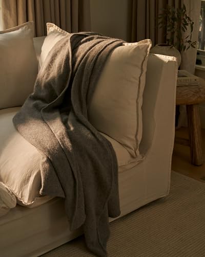 UnHide Knit Alpaca Blanket, Ultra-Soft and Lightweight Throw Blanket - color: Night Owl, size: Alpaca (60" x 80")