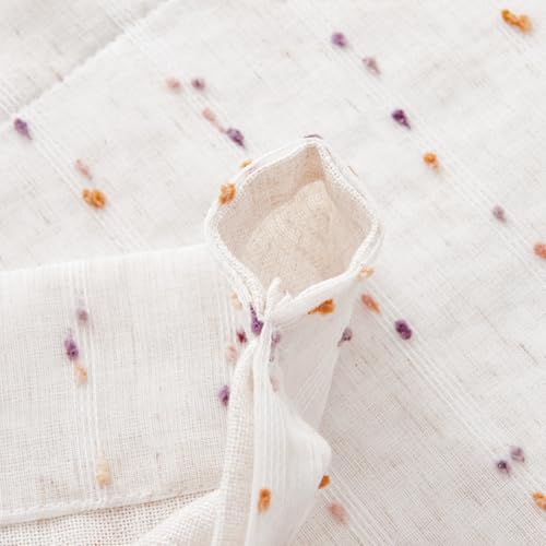 jinchan Kitchen Valance Curtain Double Layers, 50x16, 1 Panel, Amber Bloom - color: Double | Dottie Amber Bloom, size: 50"W x 16"L (Pack of 1)