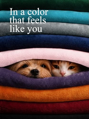Utopia Bedding Soft Fleece Bed Blanket Throw Size Turquoise (50x60 Inch) - color: Turquoise, size: Throw (50x60 Inch)
