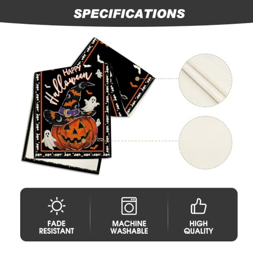 Artoid Mode 210 GSM Halloween Table Runner Home Party Decor 13x108 Inch - size: 13" x 108", Table Runner