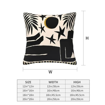Silence The Loneliness Throw Pillow Covers 18 "x18 Inch Velvet - color: Color-26, size: 18" x 18" (Pack of 1)