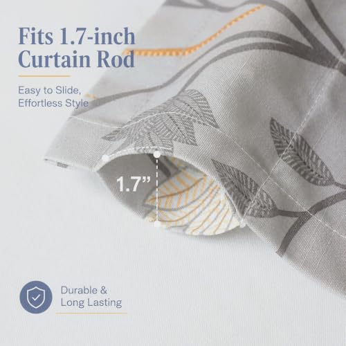 Leeva Linen Textured Kitchen Valances for Windows, 52 x 18, 1 Panel - color: *M11, size: 52"W x 18"L (Pack of 1)