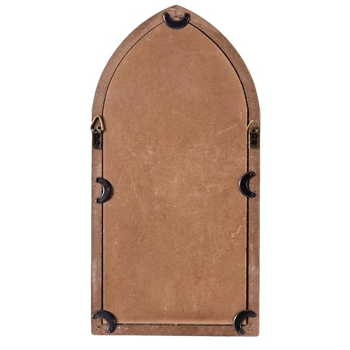 Small Rustic Arched Window Mirrors for Wall Decor 8 X 16 Inch