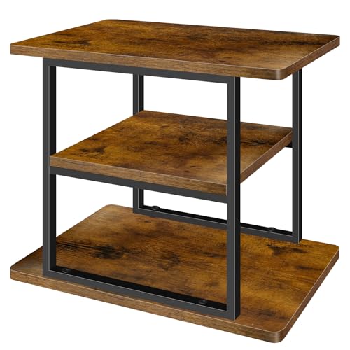 3 Tier Rustic Wood Cupcake Stand, Rectangular Dessert Table Display Tower - size: 3 Tier - Rectangle