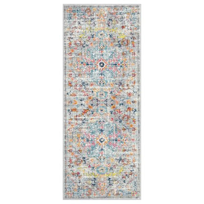 Pauwer Hallway Runner Rug 2x5, Washable Non Slip Kitchen Runner, Grey Multi - color: Grey Multi, size: 2' x 5' (Runner)