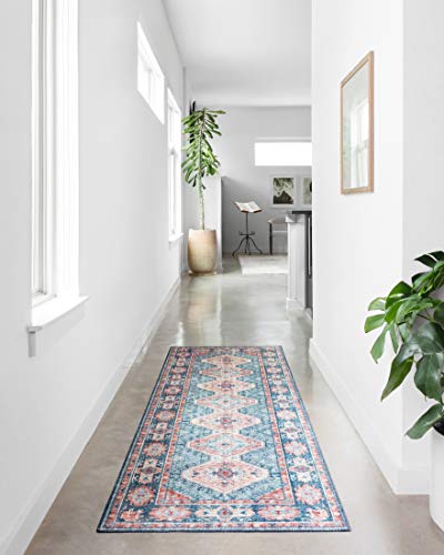 Loloi Skye Turquoise/Terracotta 2'-3" x 3'-9" Accent Rug - color: Turquoise / Terracotta, size: 2'3" x 3'9" (Rectangular)