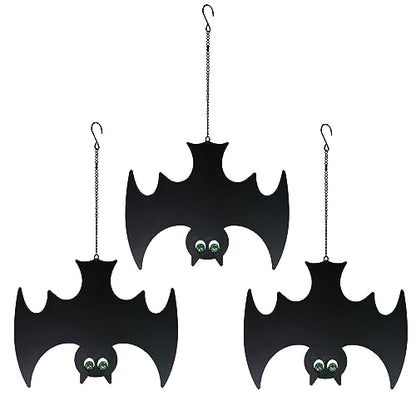 Bat Decor Halloween Party Indoor and Outdoor Supplies Bat Metal Wall Art