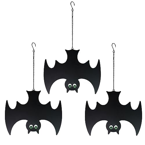 Bat Decor Halloween Party Indoor and Outdoor Supplies Bat Metal Wall Art