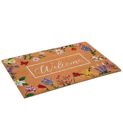 Calloway Mills Butterfly Garden Welcome Doormat (17 x 29) - color: Butterfly Garden Welcome, size: 1'5" x 2'5" (Rectangular)