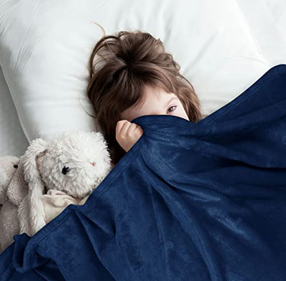 Utopia Bedding Ultra Soft Fleece Bed Blanket Throw Size Navy (50x60 Inches) - color: Navy, size: Throw (50x60 Inch)
