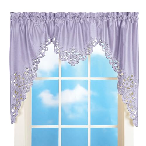 Collections Etc Elegant Scalloped Design Cut-Out - color: Lavender