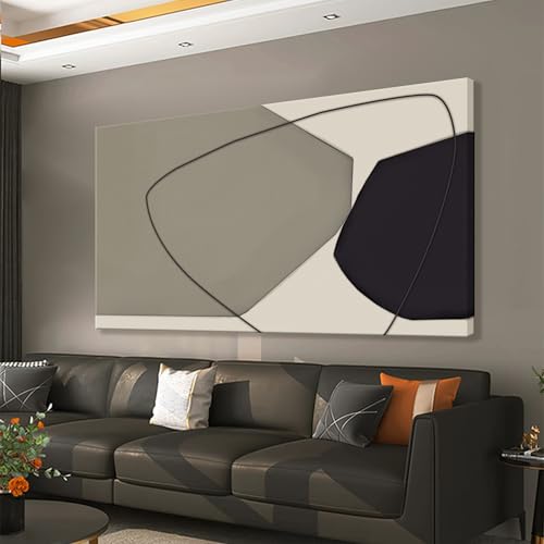 Abstract Wall Art Decor Canvas Art Wall Decor Minimalist Wall Art 20"X 40" - color: Grey Black, size: 40"L x 20"W