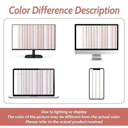 DriftAway Farmhouse Double Layer Linen Blackout Tie Up Curtains Thermal Insulated Vertical Striped Fully Lined Balloon Roman Shade Bathroom Window Adjustable Rod Pocket 25 Inch by 47 Inch Red - color: Red, size: 25"W x 47"L (Pack of 1)