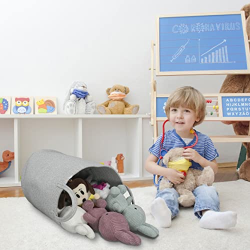 XUANGUO Cotton Rope Laundry Basket Hamper for Clothes Large Light Grey - color: light grey, size: Regular