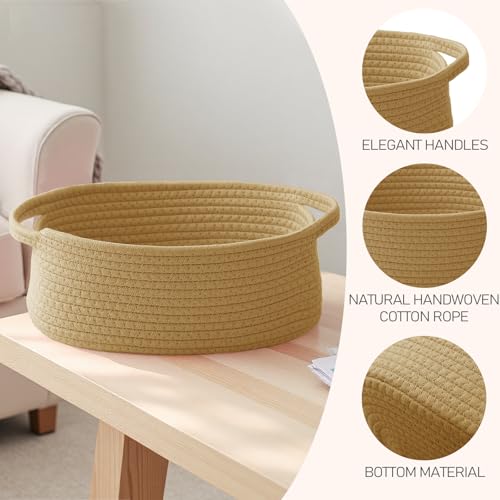 JMvicyroam Small Woven Basket, Empty Gift Basket, Jute/1 Pack - color: Jute, size: 1 Pack