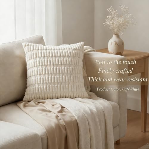JMGBird Boho Pillows Cream Throw Pillows with Inserts Included - color: Ka Qi, size: 18" x 18" (Pack of 2)