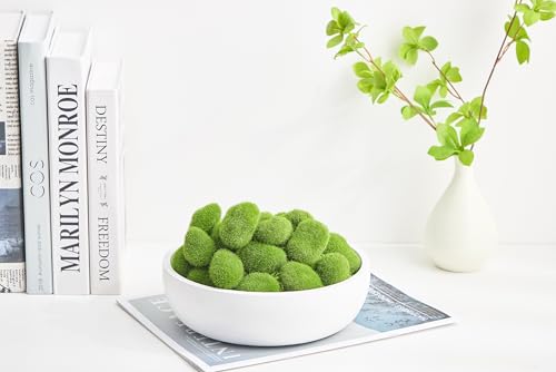 Large Concrete Key Bowl for Entryway Table - 7.9" Key Holder Bowl for Keys - color: White