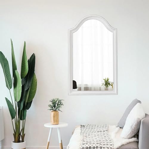 Rustic Arched Mirrors for Wall Decor Living Room 38 X 24 Inch