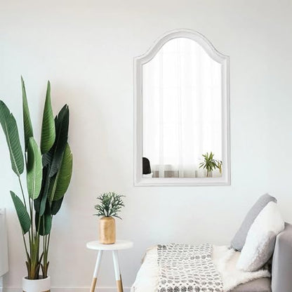 Rustic Arched Mirrors for Wall Decor Living Room 38 X 24 Inch