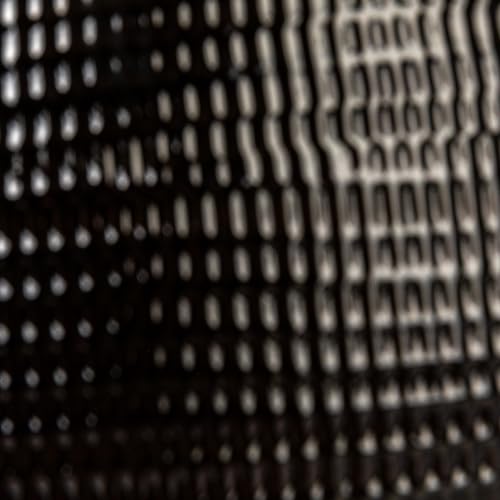 Creative Co-Op Embossed Textured Stoneware Planter, Matte Black - color: Matte Black