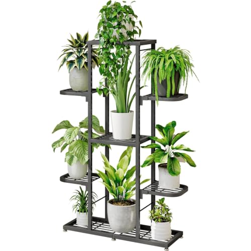 Plant Stand Indoor Outdoor Large Tiered Adjustable Corner Shelf