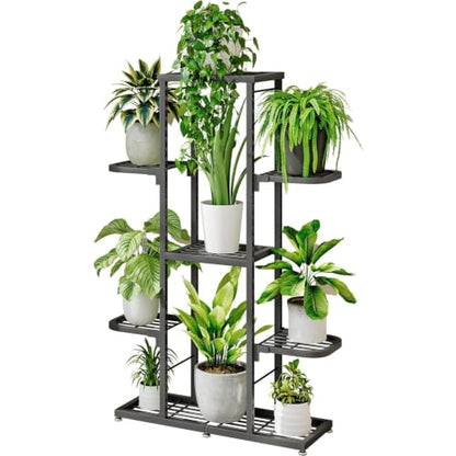 Plant Stand Indoor Outdoor Large Tiered Adjustable Corner Shelf