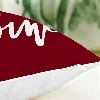 Hexagram Throw Pillow Covers 18x18, Burgundy Outdoor Pillow Covers Set of 4 - color: Burgundy, size: 18" x 18" (Pack of 4)