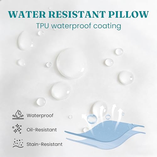 Oubonun Waterproof Outdoor Lumbar Pillow Inserts 12 x 20 Set of 4 - size: 12 × 20(Pack of 4)