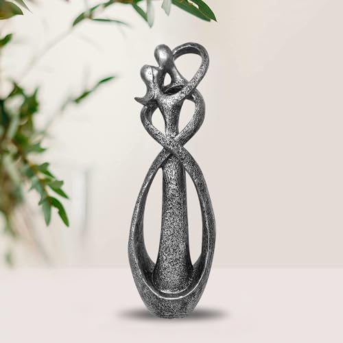 Resin Couple Home Decor Romantic Gift for Weddings Valentine's Day and Anniversaries Decoration Figurine for Girlfriend, Bridal Shower, Engagement (Little Retro) - color: Little Retro