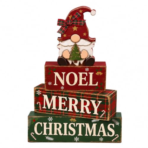 Christmas Decorations Indoor, 4pcs Christmas Plaid Gnomes Home Decor - style: Plaid Gnome