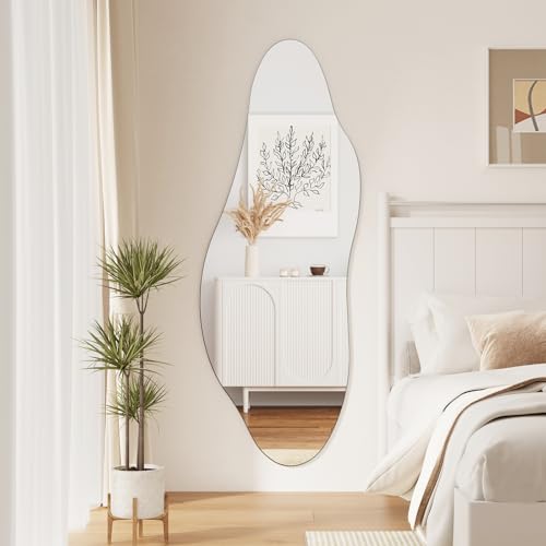 QDSSDECO 63" x 24" Full Length Mirror Irregular Star Shaped, Frameless - color: Star