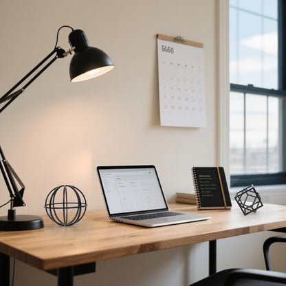 DreamsEden Modern Geometric Sculptures Set - 6" Black Metal Sphere & Cube, Minimalist Shelf Decor, Tabletop Centerpiece, Office Art