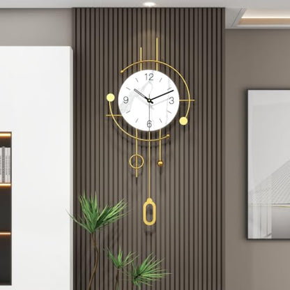 Wall Clocks for Living Room Decor Modern Silent Analog Wall Clock - style: Art Deco