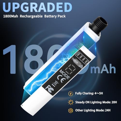 SeaShine Rechargeable String Lights, Battery Operated String Lights 22FT - size: 22 FT