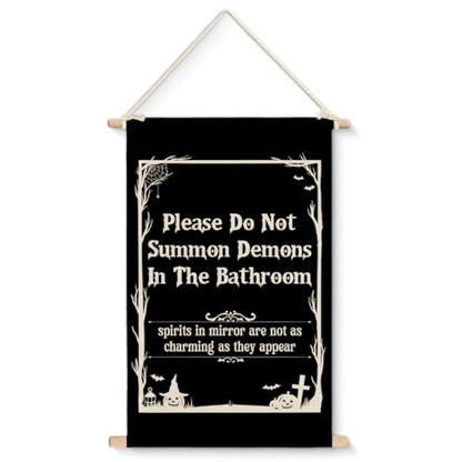 XIPLUM Halloween Bathroom Wall Art Decor - color: Halloween-g