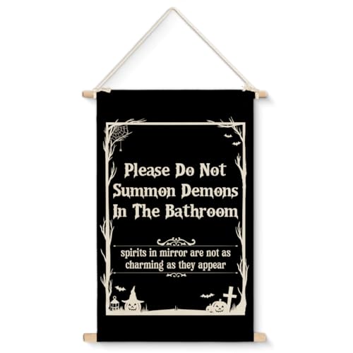 XIPLUM Halloween Bathroom Wall Art Decor - color: Halloween-g