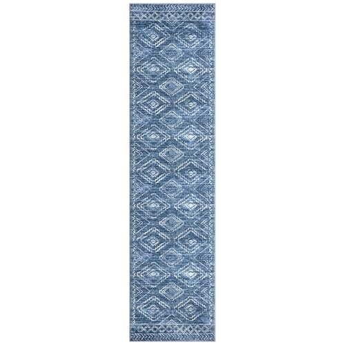 KILOCOCO Washable Runner Rug 2x8 ft Runners for Hallway, Stonewashed Blue - color: Stonewashed Blue, size: 2' x 8' (Runner)